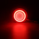 2'' 1157 dual contact front led turn signal with drl & rear red led brake lights with red turn signals