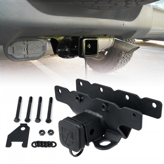 2 inch rear receiver tow hitch for 2018-2020 jeep wrangler jl jlu