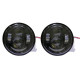 2x 4.65" 80w led headlight for dyna glide fat bob/street