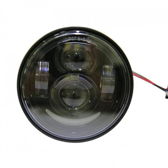 2x 4.65" 80w led headlight for dyna glide fat bob/street