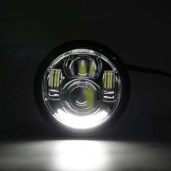 2x 4.65" 80w led headlight for dyna glide fat bob/street