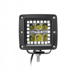 3" rgb halo square led work light with bracket for 2014-later toyota 4runner