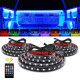 3 series multi-color rgb led truck bed light strips with bluetooth and remote control