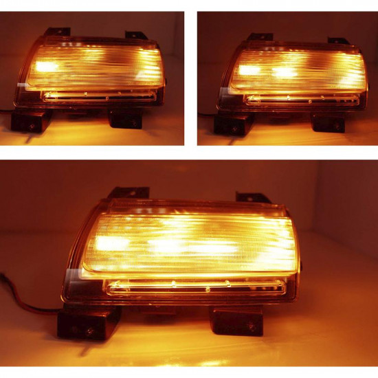 36 smd white/amber switchback & sequential dynamic flash led turn signal light kit for 2018-later jeep wrangler jl sport & gladiator jt sport