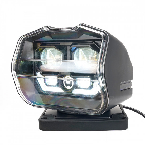 360° led remote controlled search spotlight with blue backlights for off-road