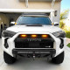 matte black front grill & led 4Runner raptor lights combo for 2014-later toyota 4runner