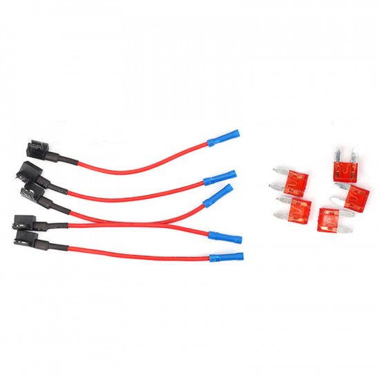 5 pcs 12v add-a-circuit fuse holder adapter