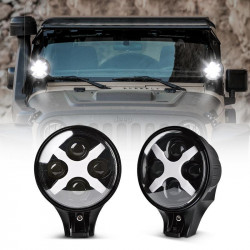 6 inch 60w cree led spotlight for jeeps, cars, trucks, offroad vehicles