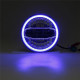 7 inch led headlight with high low beam and blue/white halo drl