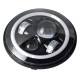 7 inch led headlamps with white halo and turn signal lights & 4.5 inch cree passing lights