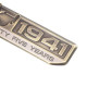 usa only 75 years 1941 anniversary metal emblem for jeep wrangler - bronze