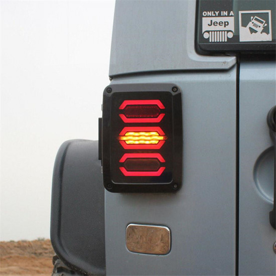 diamond led tail lights for 07-18 jeep wrangler jk jku