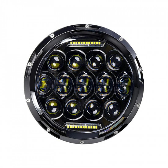 7 inch 75w led headlight & spot passing lights & bracket combo