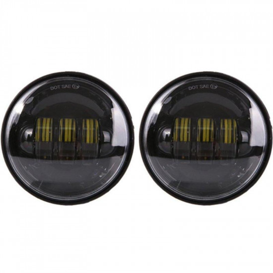 7" led headlights with drl & turn signals + 4.5" led passing fog lights