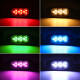 8 pcs rgb led rock lights with bluetooth app and remote control for bronco