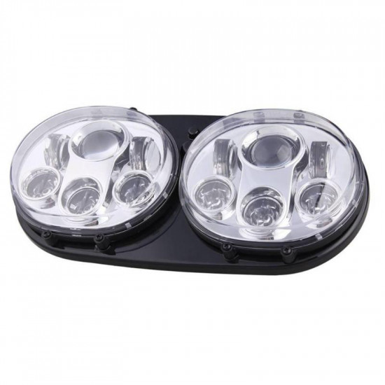 90w dual led headlights for road glide 2004-2013