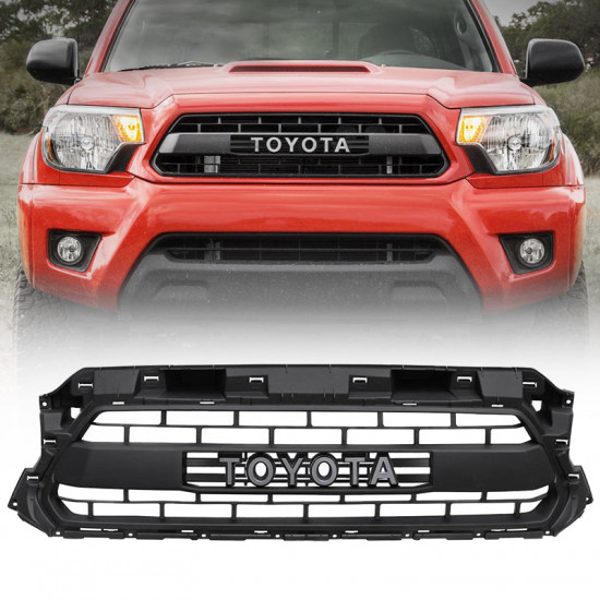 roxmad grill with toyota letter combo for 2012-2015 toyota tacoma