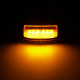 led front & rear amber fender tip tail light for 2009+ harley davidson