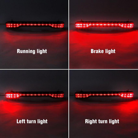 led king tour-pak brake/turn/tail lamp kit for 2014-later harley touring models