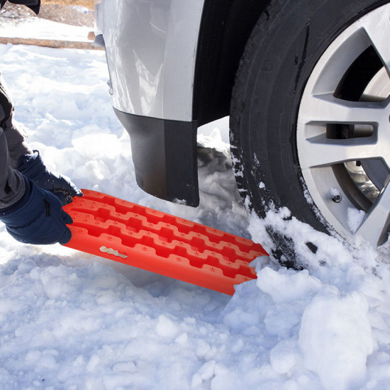 recovery traction boards tracks mat for off-road truck, cars, sand, snow, mud