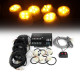 usa only amber 120w 6 led bulbs hide-a-way strobe lights