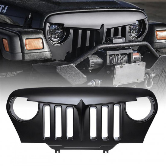 angry bird grille for jeep wrangler tj 1997-2006