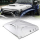 usa only beast monster fiberglass hood with open air scoop & vents 2018-later jeep wrangler jl/gladiator jt