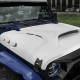 usa only beast monster fiberglass hood with open air scoop & vents 2018-later jeep wrangler jl/gladiator jt