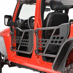 beast style jeep tube half doors with side view mirror for 2007-2018 wrangler jk