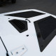 black cobra hood vents & louver for 07+ jeep wrangler jk