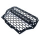 usa only black steel mesh grille with 14" c7 led light bar