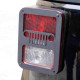 classic tail light guard cover for jeep wrangler jk 07-18