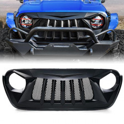 usa only black widow series replacement grille for 2018-later jeep gladiator wrangler jl jt