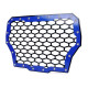 usa only blue steel mesh grille for 2017 polaris rzr turbo models