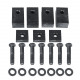 bolts rear seat recline kit for 07+ jeep jku seat spacers