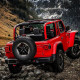 brilliant led taillights with red lens for 2018-later jeep wrangler jl jlu