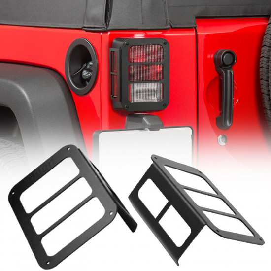 classic tail light guard cover for jeep wrangler jk 07+