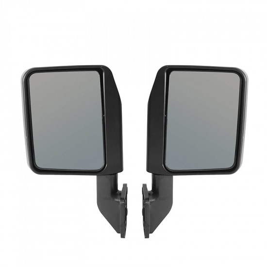 crossbar style jeep tube doors with side view mirror for 2018-later wrangler jl/jt 4 door