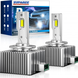 suparee d3s d3r hid led headlight bulbs with 150w 6500k cool white