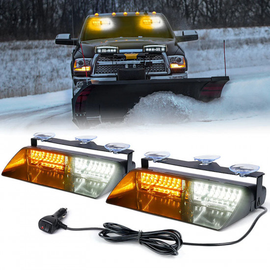 dual led windshield small strobe lights