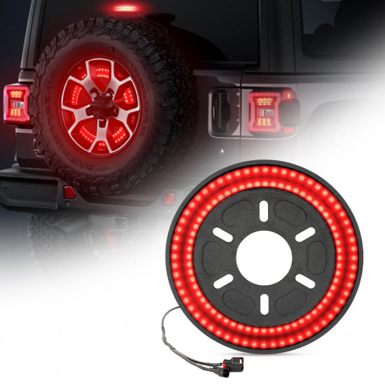 dual row third spare tire brake light for 2021-later ford bronco