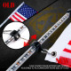 5ft single 7 color led flag pole safety antenna whip lights