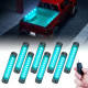 focal series truck bed interior exterior led light 8 pod set w/ switch