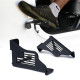 matt black front foot pegs with u.s. flag for 2007+ jeep wrangler jk