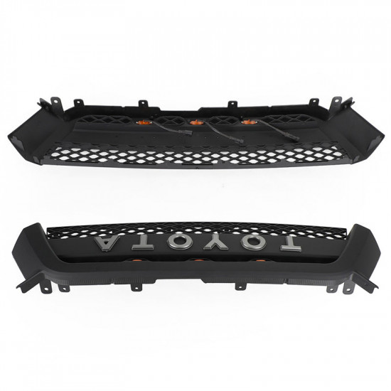 abs grill with cover & led raptor lights combo for 2010-2013 toyota 4runner