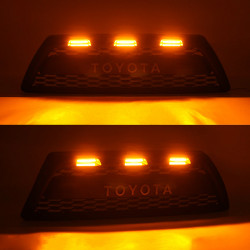 front grill with raptor lights combo for 2006-2009 toyota 4runner