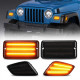 led turn signal lights & side marker lights for jeep wrangler tj 1997-2006