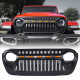 grille with amber led lights for 2018+jeep jl & gladiator jt