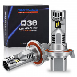 suparee h13/9008 led headlight bulbs 6500k white super bright