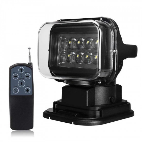 high power 50w 360° search light remote controlled offroad led spotlights work lights